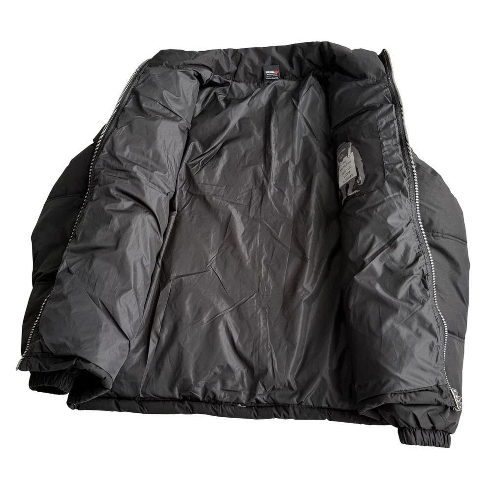Tango Hotel Limited Edition Do Nothing Graffiti Black Puffer‎ Jacket XL
